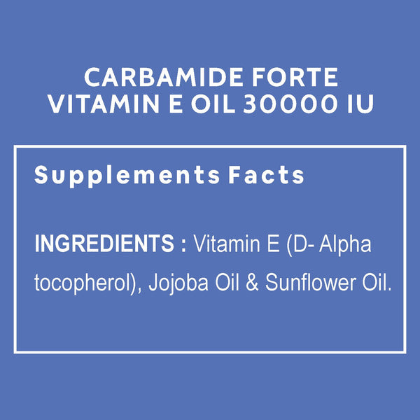 Carbamide Forte Vitamin E Oil 30000 IU 100 Natural Vitamin E Oil