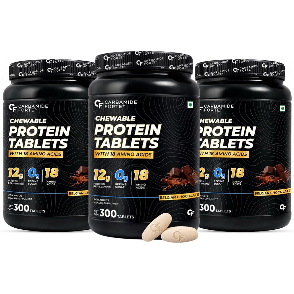 Protein Chewable Tablets with Whey Isolate – 12g Protein & 18 Amino Acids
