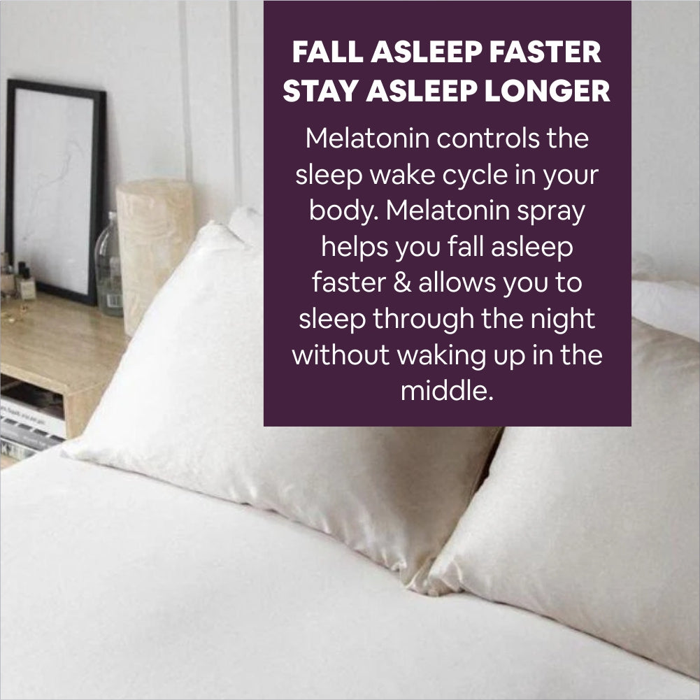 CF Melatonin Spray with Tagara & Chamomile - Sleeping Aid Supplement | Mint Flavour - 300 Sprays