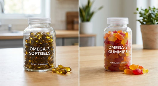 Omega-3 Softgels vs Omega-3 Gummies: Which Is Better? - Carbamide Forte