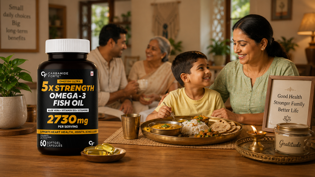 What Is the Right Omega-3 Dosage Per Day for Indian Adults? - Carbamide Forte