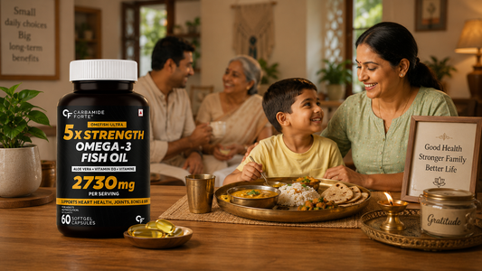 What Is the Right Omega-3 Dosage Per Day for Indian Adults? - Carbamide Forte