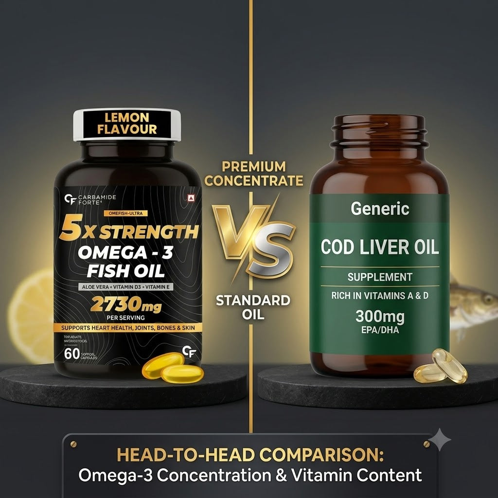 Fish Oil vs Cod Liver Oil: Key Differences in Omega-3, Vitamin A & D Content