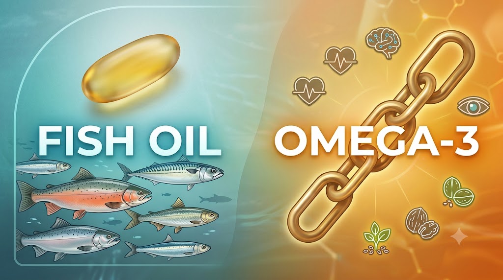 What Is the Difference Between Fish Oil and Omega-3? (Common Confusion Explained) - Carbamide Forte
