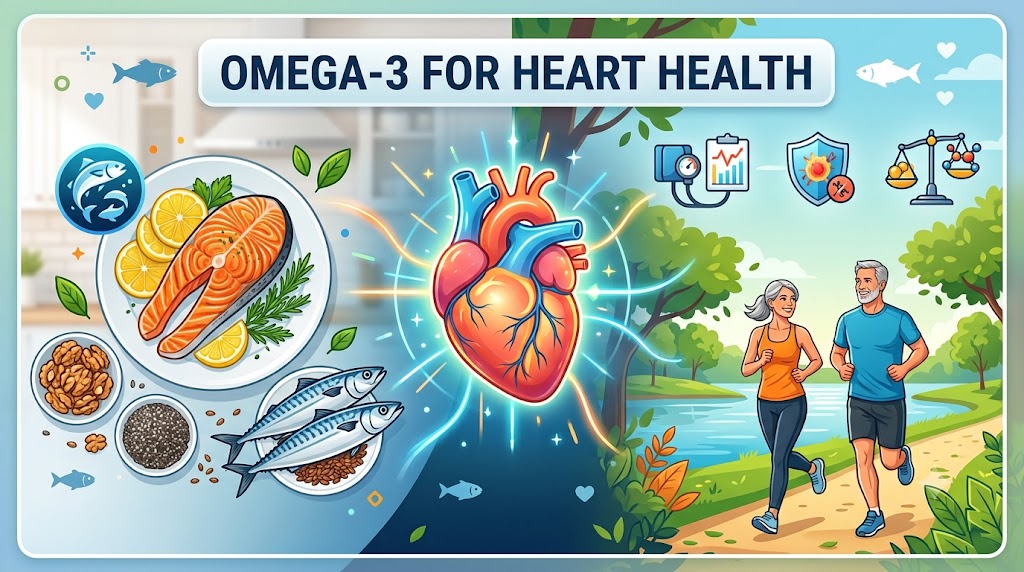 Omega-3 for Heart Health: How Fish Oil Supports Cholesterol & Blood Pressure - Carbamide Forte