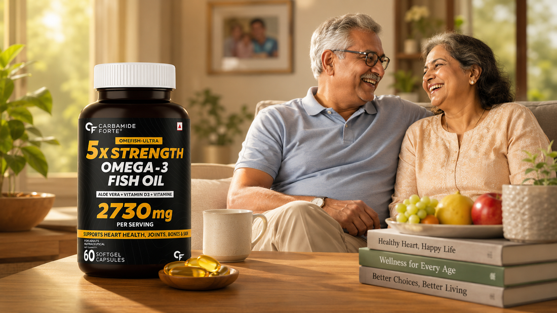 Omega-3 for Senior Citizens: Joint, Heart & Brain Benefits Explained - Carbamide Forte
