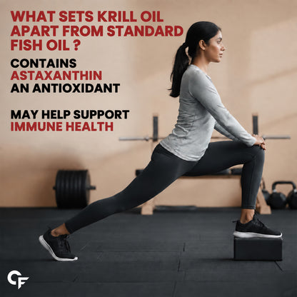 Antarctic Krill Oil 1000 mg – Omega-3 with Phospholipids & Astaxanthin for Heart, Brain & Joint Support