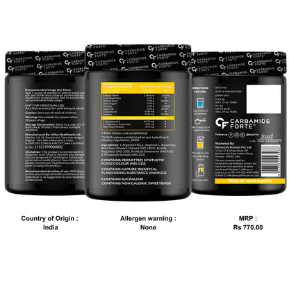 L‑Arginine Powder 3000 mg with Beetroot | Mango | 90g