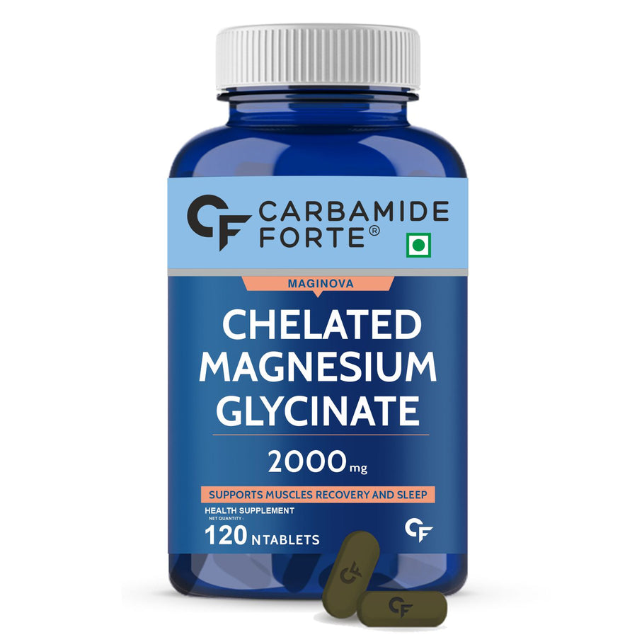 CF Chelated Magnesium Glycinate 2000mg Per Serving Supplement - 120 Veg Tablets