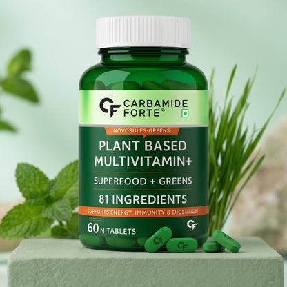 Plant‑Based Multivitamin | 82 Ingredients & 12 Blends | 60 Tablets