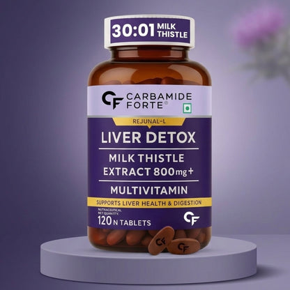Milk Thistle 800 mg Tablets | Liver Detox Supplement | 120 Tablets
