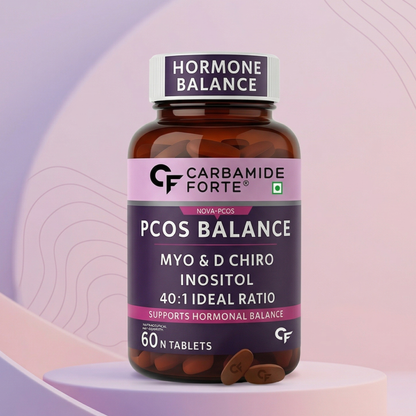PCOS Supplement With Myo-Inositol & D-Chiro Inositol 2000 mg | 40:1 Potency