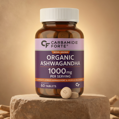 100% Organic Ashwagandha 1000 mg | 60 Tablets