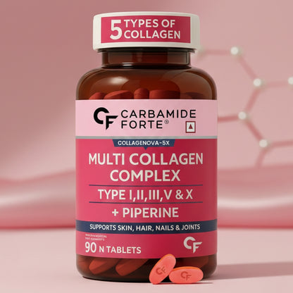 Multi Collagen Tablets with 5 Types of Collagen