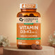 Vitamin D3 + K2 Supplement – For Strong Bones & Heart Wellness (120 Counts)