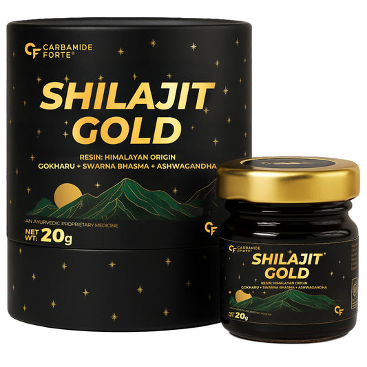 Shilajit Gold Resin for Men & Women – Himalayan Shilajit with Saffron & Swarna Bhasma (20g)