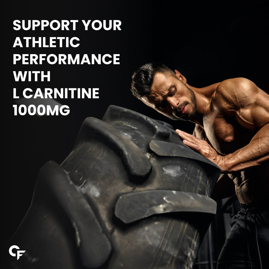Carbamide Forte L-Carnitine L-Tartrate 1000mg Capsules for Men & Women | Pre Workout Supplement - 120 Veg Capsules