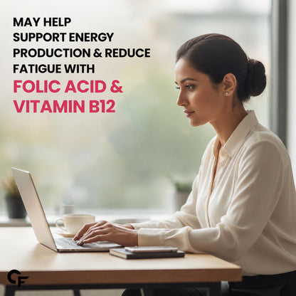 Chelated Iron with Vitamin C, B12 & Zinc – 100 Tablets