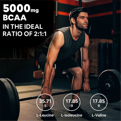 BCAA Powder 5000 mg – 2:1:1 Ratio for Muscle Recovery & Growth