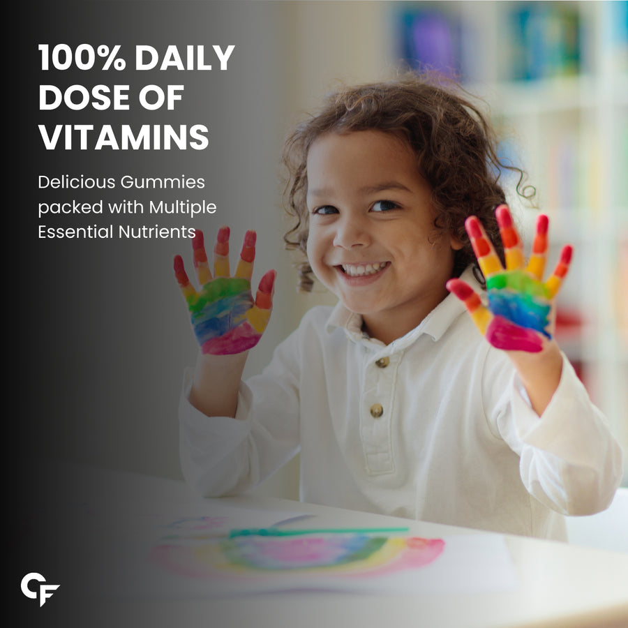 Carbamide Forte Multivitamin (90 Gummies) for Kids & Adults with Superfoods