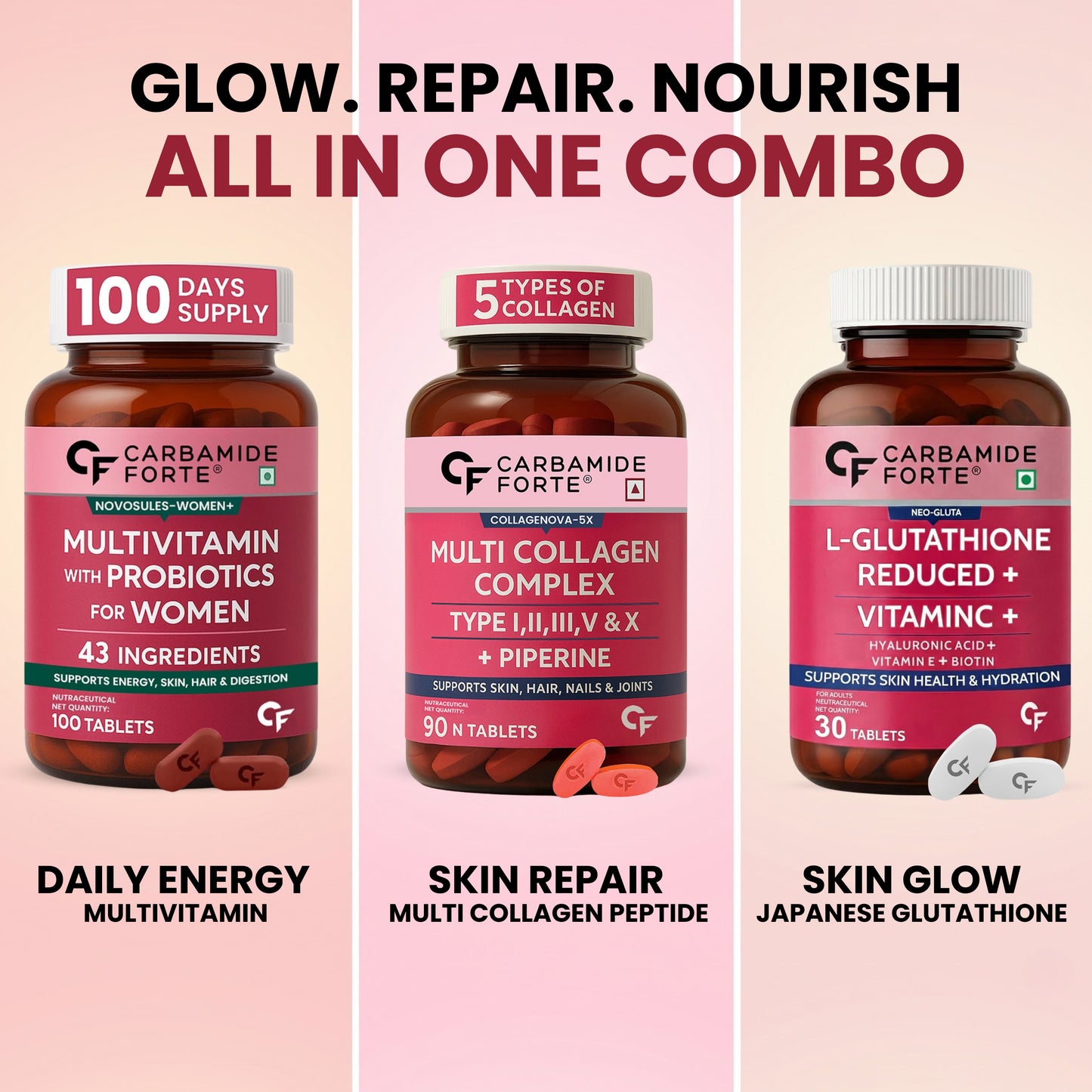 Women's Skin, Hair & Beauty Combo