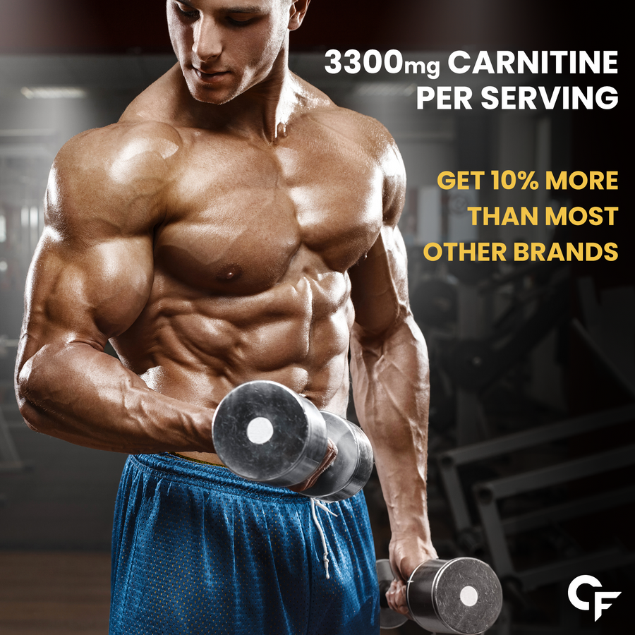 Carbamide Forte L Carnitine Liquid 3300mg | L-Carnitine Supplement For Men & Women | Liquid L Carnitine Pre Workout, Intra Workout & Post Workout Supplement With 3300 mg Per Serving With Added Vitamins | L’Carnitine Mango Flavour With 30 Servings - 450ml