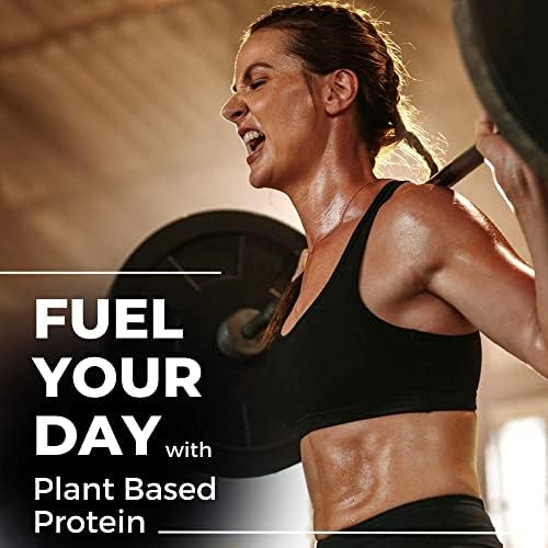 Carbamide Forte Plant Protein Powder - Plant Based Protein Powder With Multivitamin, Minerals, Superfoods, Pea Protein, Digestive Enzymes | Plant Protein Powder - Cafemocha Flavour 500Grams, 1 Scoop