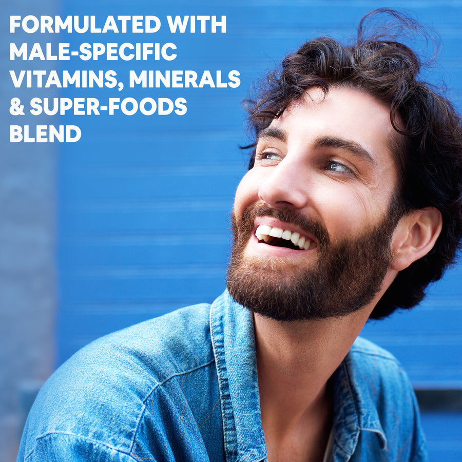 CF Multivitamin for Men for Immunity & Energy with 67 Ingredients |Multi Vitamins, Minerals, Probiotics, Superfoods, Fruits & Vegetable Blend– 60 Veg Tablets