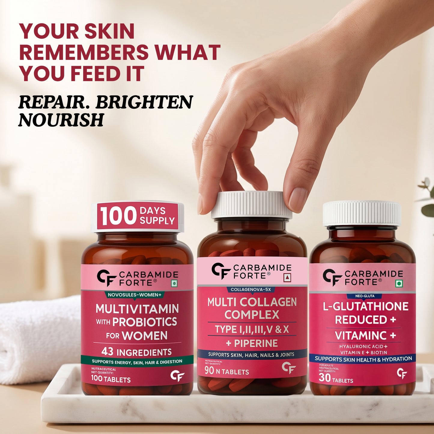 Women's Skin, Hair & Beauty Combo
