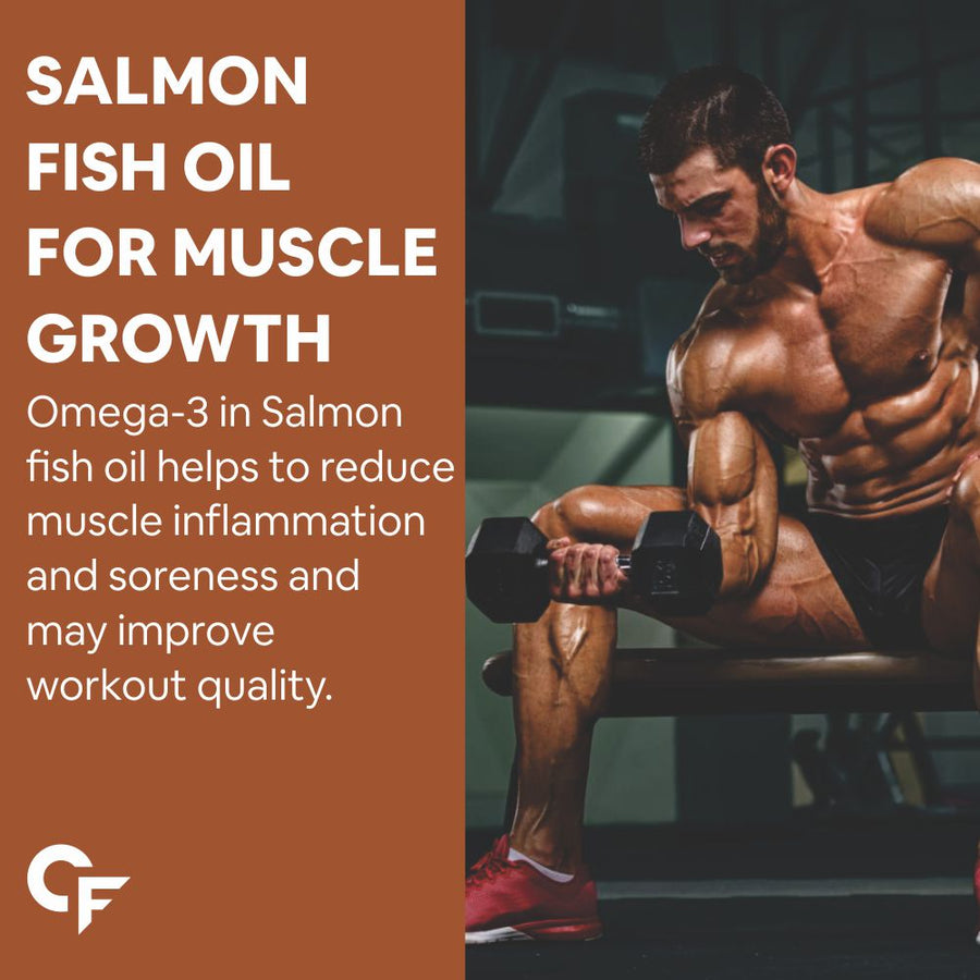 Carbamide Forte Salmon Fish Oil Omega 3 Capsule 1000 mg - Pack of 90 Softgel Capsules