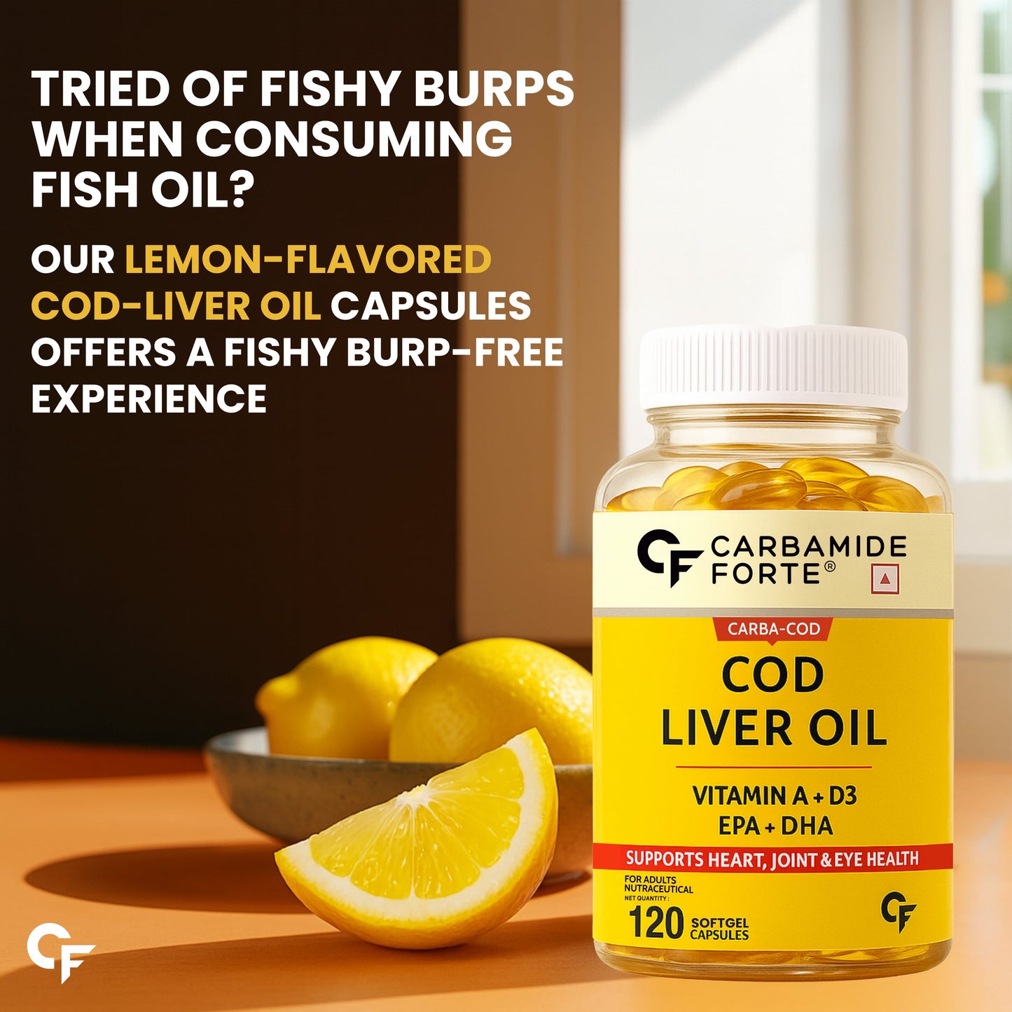 Cod Liver Oil - 120 Capsules