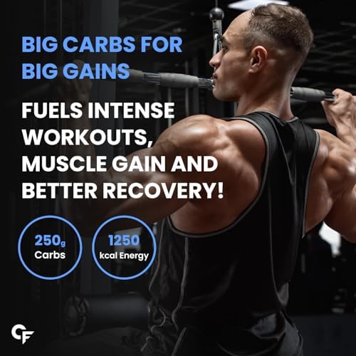 Carbamide Forte Whey Mass Gainer with 54g Protein, 250g Carbs, Multivitamin, ZMA & Creatine 3g - Belgian Chocolate Flavour Weight Gainer - 3000 Grams, 9 Servings