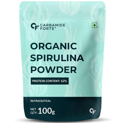 Carbamide Forte 100% Organic Spirulina Powder | Spirulina | Spirulina Powder Organic - 100g