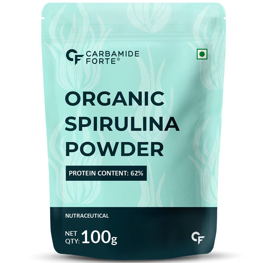 Carbamide Forte 100% Organic Spirulina Powder | Spirulina | Spirulina Powder Organic - 100g
