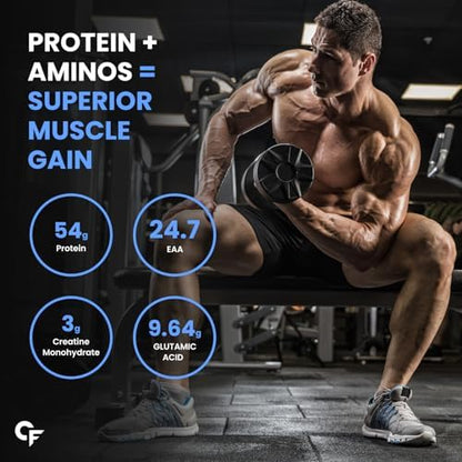 Carbamide Forte Mass Gainer Powder With 54G Protein, 250G Carbs, Multivitamin, Zma & Creatine 3G - Weight Gainer For Men & Women - Malai Kulfi Flavour - 3Kg