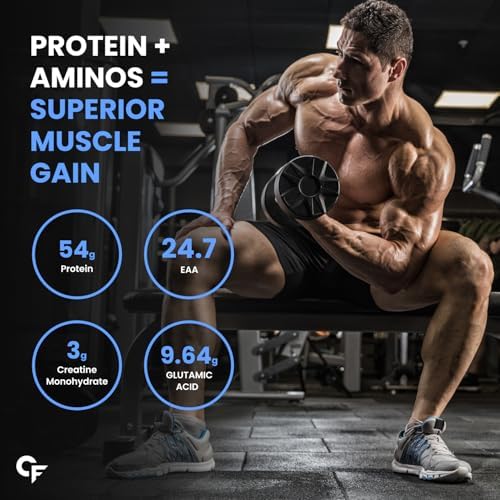 Carbamide Forte Whey Mass Gainer with 54g Protein, 250g Carbs, Multivitamin, ZMA & Creatine 3g - Belgian Chocolate Flavour Weight Gainer - 3000 Grams, 9 Servings