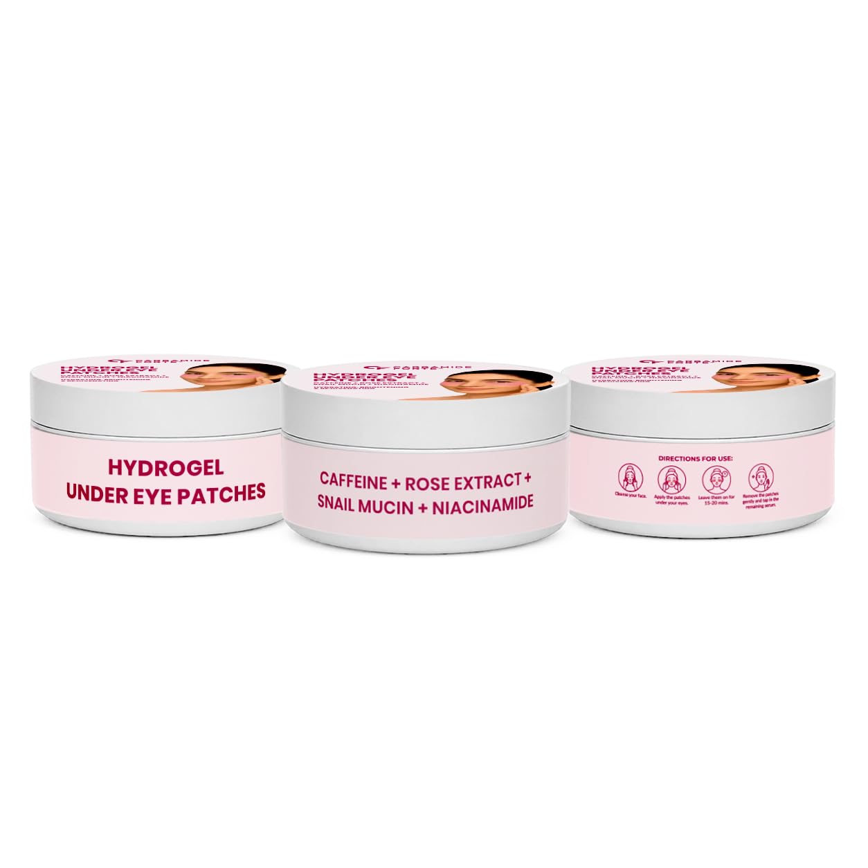 Hydrogel Under Eye Patches for Dark Circles & Puffiness - 60 Patches (30 Pairs)