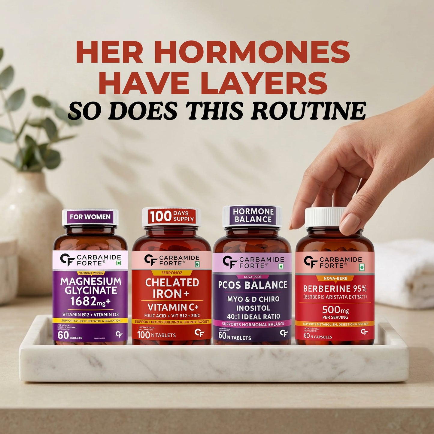 Women's PCOS & Hormonal Balance Combo