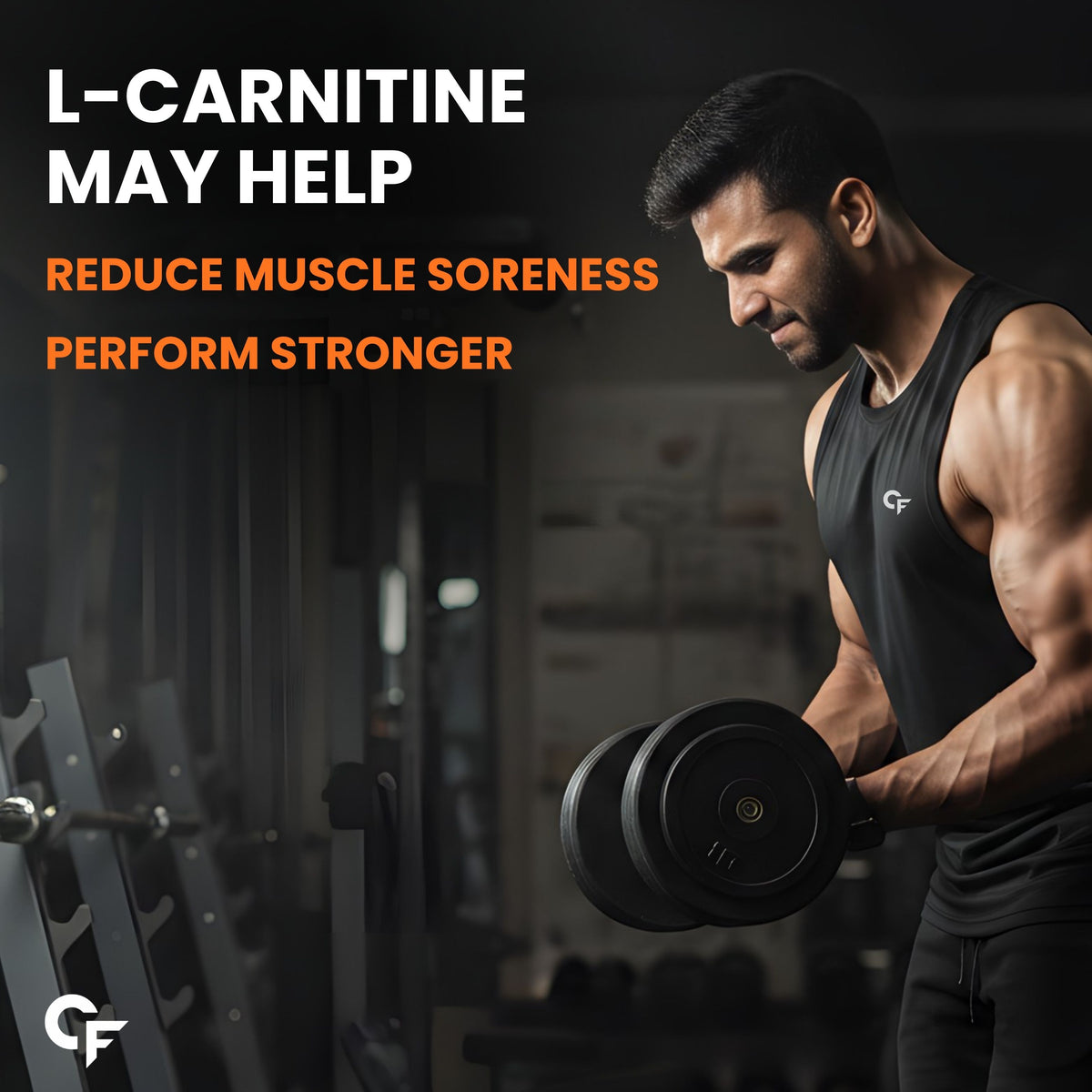 L-Carnitine Effervescent 2200mg with B-Complex Vitamins | Orange Flavour | 40 Tablets