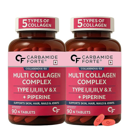 Multi Collagen Tablets with 5 Types of Collagen