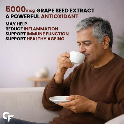 Resveratrol 250 mg Grape Seed – 60 Veg Capsules