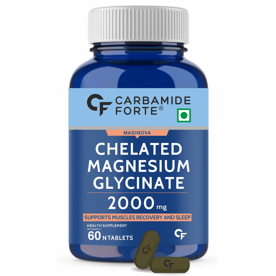 CF Chelated Magnesium Glycinate 2000mg Per Serving Supplement - 120 Veg Tablets