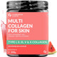 Carbamide Forte Hydrolyzed Multi Collagen Powder With Marine Collagen, All 5 Types of Collagen Peptides Included - TYPE I, II, III, V, X Collagen Supplements for Women & Men, Watermelon Flavor - 200g