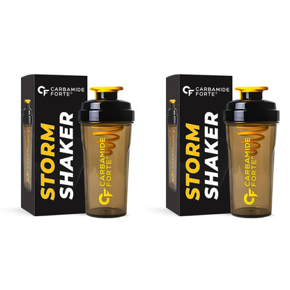 700ml Gym Shaker Bottle | 100% Leakproof Protein Shaker for Men & Women | Black