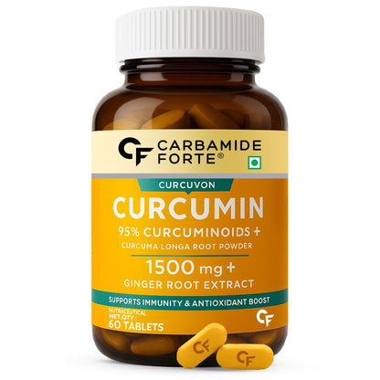 Curcumin 95% + Piperine 10 mg | 60 Veg Tablets
