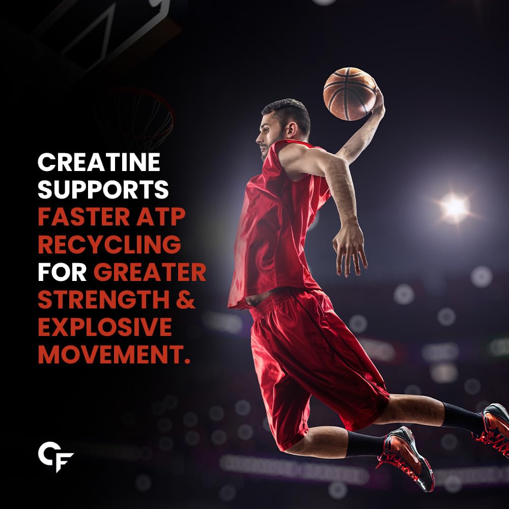 Carbamide Forte Micronised Creatine Monohydrate Powder | Creatine Supplement for Lean Muscle Volumization, Strength & Energy-Cola- 62 Servings - 250 Grams