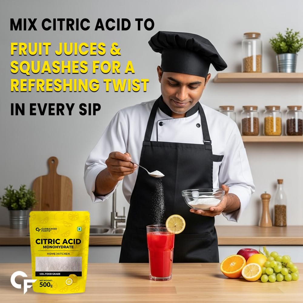Citric Acid Monohydrate – Food & Cleaning Use 500g