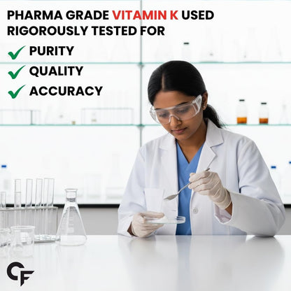Vitamin K2 MK7 55 mcg 120 Tablets for Bones & Heart Health