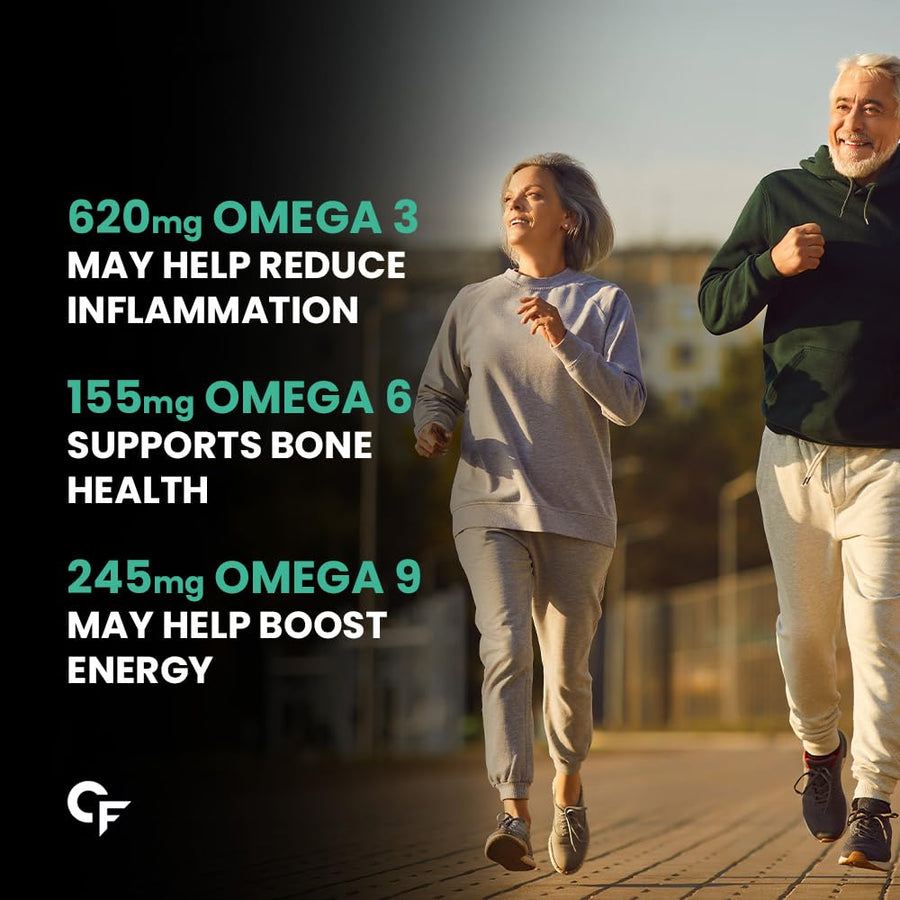 Carbamide Forte Cold Pressed Flaxseed Oil Omega 3 6 9 Capsules (1250mg) for Men and Women | Omega 3 Supplement | Omega 369 | Flaxseed Oil Omega3 Capsule | Omega Fatty Acid - 60 Capsules