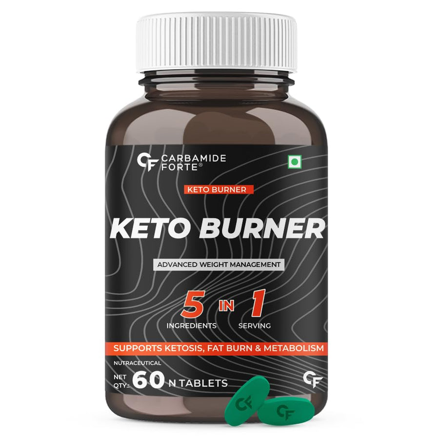 Carbamide Forte Keto Fat Burner & Natural Weight Loss Supplement For Women And Men 2500Mg With Garcinia Cambogia & 4 More Ingredients - 60 Veg Tablets, 500 Grams, 30 Servings